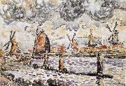 Paul Signac Abstract oil